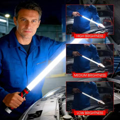 Flexible Bendable LED Work Light Slim Inspection Lamp USB Rechargeable Shape-Retaining Flashlight for Car Engine Auto Repair
